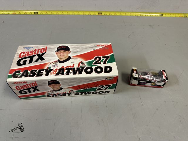 Lot 91-6205 - CASEY ATWOOD CARS - CASEY ATWOOD #27 1999 CASTROL GTX 1:24 SCALE DIECASE STOCK CAR - CASEY ATWOOD #2...