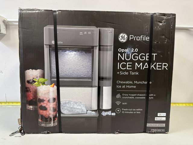 Lot 91-8635 - GE PROFILE XPI013SCSS OPAL 2.0 NUGGET ICE MAKER WITH SIDE TANK - CHEWABLE, MUNCHABLE ICE AT HOME - W...