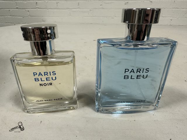 Lot 91-7685 - PARIS BLEU 1.7 OZ BOTTLE 7/8 FULL &amp; PARIS BLEU 3.4 OZ BOTTLE FULL
