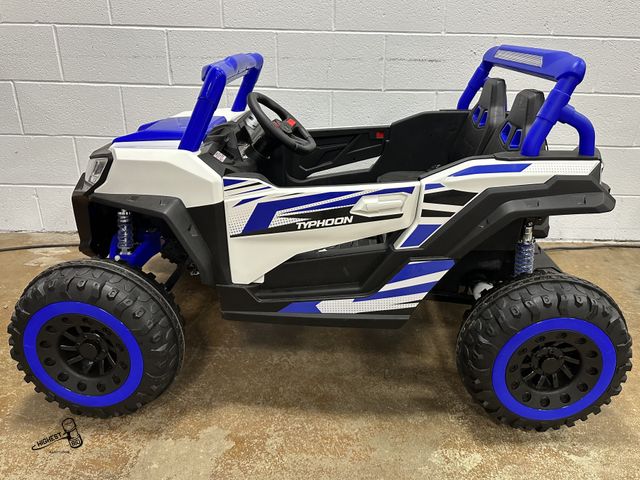 Lot 91-9766 - MSRP $299.78 LIKE NEW Best Ride on Cars Typhoon UTV 12-Volt Ride On WITH CHARGER AND REMOTE