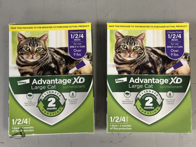 Lot 91-9658 - New ADVANTAGE XD LARGE CAT SPINETORAM 2 PACK