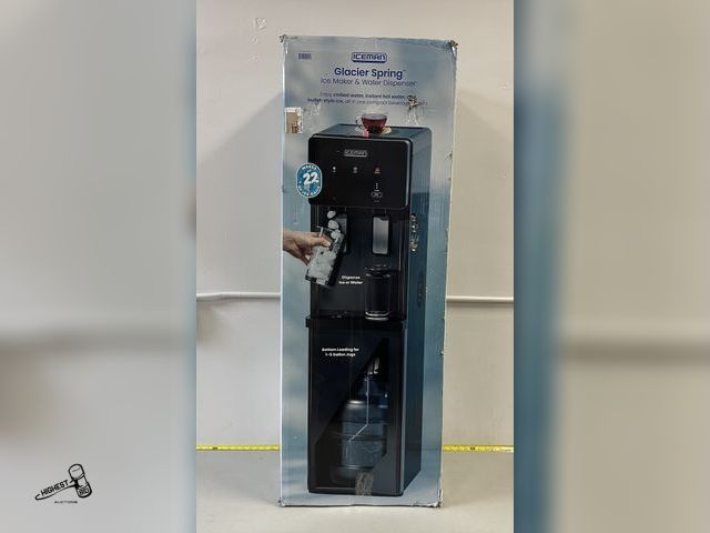 Lot 91-8903 - New CHEFMAN ICEMAN ICE MAKER & WATER DISPENSER  MSRP$299.99 Iceman Bottom-Loading Water Dispenser &a...