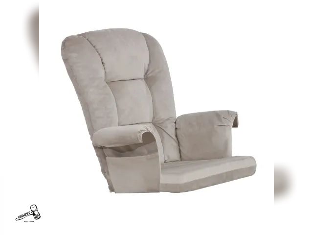 Lot 91-9435 - New AFG Baby Furniture Alice Glider Chair Replacement Cushions Set, Gray - SOME PHOTOS USED FOR DISP...
