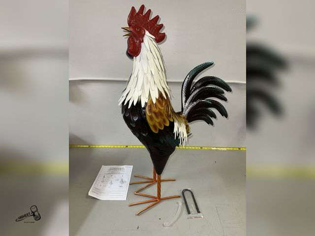 Lot 91-8875 - 35" FARMHOUSE ROOSTER NEW IN BOX