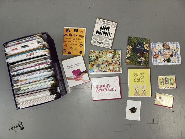 Lot 91-8393 - New 153 GREETING CARDS - BIRTHDAYS - GRADUATION - BABYS - CONGRATS - FATHERS - MOMS &amp; MANY MORE ...