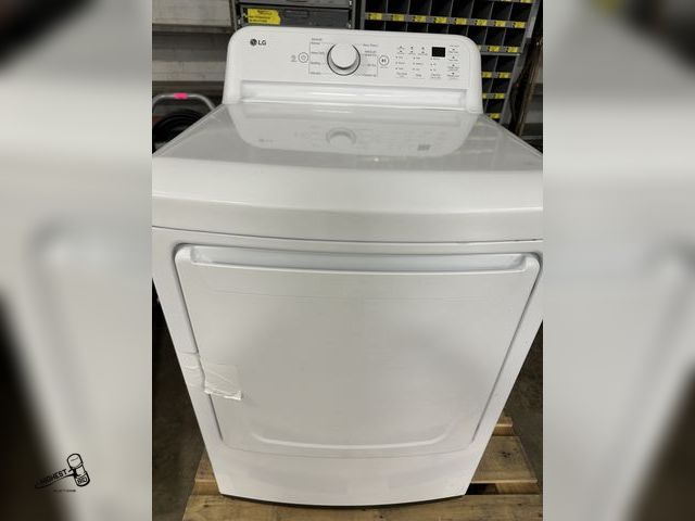 Lot 91-7495 - New Scratch & Dent Gas LG DLG7001W Dryer MSRP $ 848.00 - LG - 7.3 Cu. Ft. Vented Gas Dryer in White ...