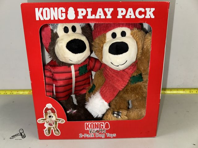 Lot 91-8457 - KONG PLAY PACK - 2 PACK DOG TOYS