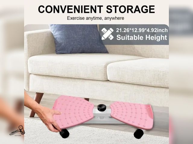 Lot 91-9433 - New Slim Waist Twister, Silent Ab Toner for Women, 300 lbs Capacity, Core Workout Board for Home Gym...
