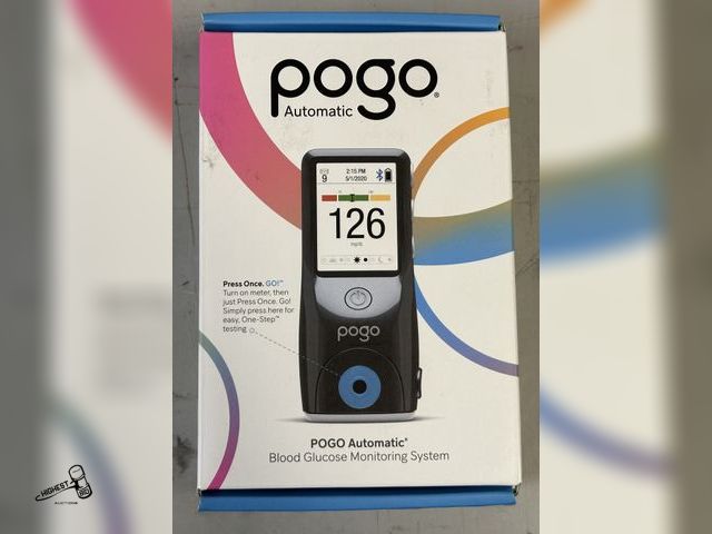 Lot 91-9646 - New IN BOX POGO AUTOMATIC BLOOD GLUCOSE MONITORING SYSTEM