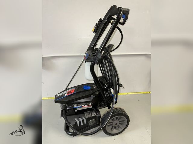 Lot 91-8752 - AR BLUE CLEAN XP3-2400 ELECTRIC PRESSURE WASHER - 2400 PSI - 4 DIFFERENT NOZZLES - 25OZ HIGH PRESSUR...