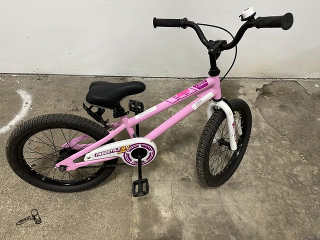 Lot 91-7866 - ROYALBABY PINK 18" FREESTYLE BIKE