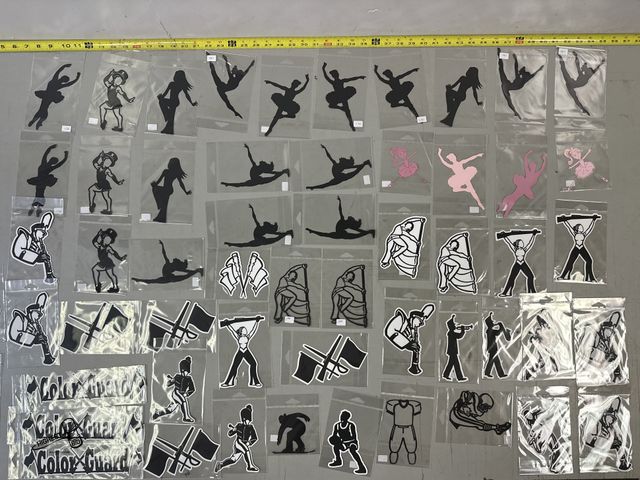 Lot 91-8341 - New 55 ASSORTED SCHOOL SPORTS SCRAP BOOK SUPPLIES