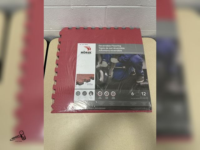 Lot 91-7457 - New NORSK REVERSIBLE FOAM FLOORING - 6 PACK CASE - 0.79 MAT THICKNESS - MOISTURE RESISTNAT - ANTI SL...