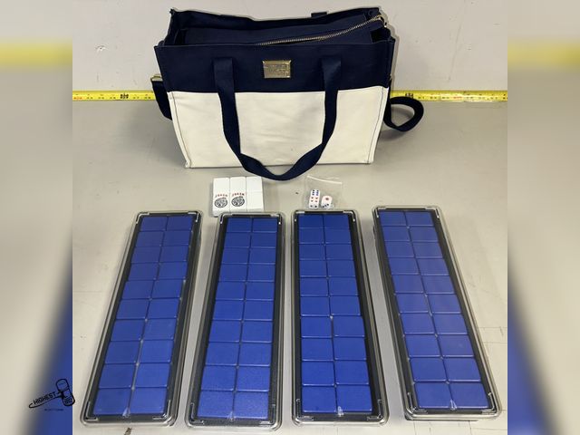 Lot 91-8432 - MAHJONG - EXPERIENCE THE EXCITEMENT OF AMERICAN MAHJONG WITH THIS DELUXE, TRAVEL-READY SET - NO BOX ...