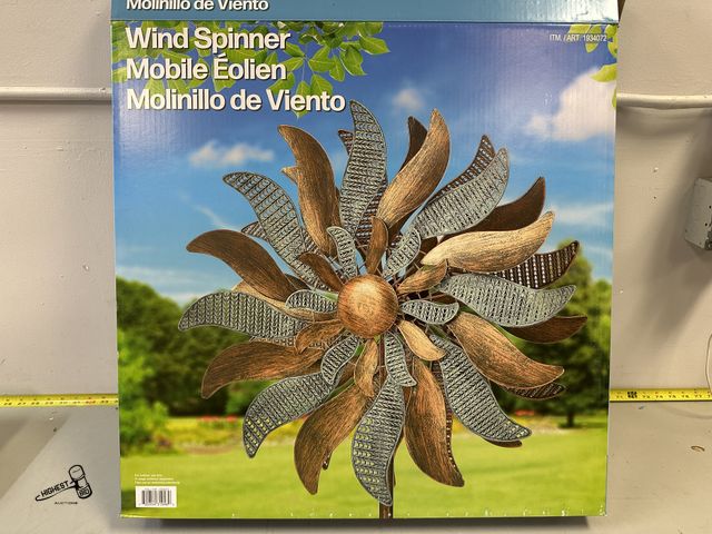 Lot 91-10457 - New 23" DUAL WIND SPINNER - IS MISSING PARTS TO STAKE IN GROUND
