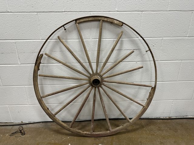 Lot 91-8765 - ANTIQUE 40" WAGON WHEEL