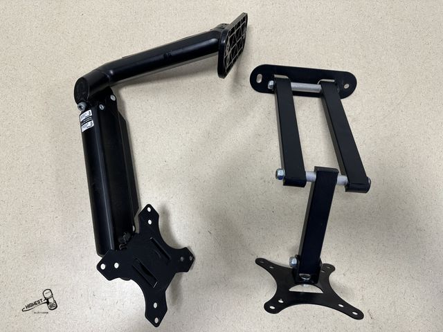Lot 91-10362 - 2 COMPUTER MONITOR STANDS