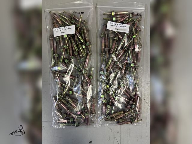 Lot 91-6310 - 3/8-1/2" X 2 1/2" HAMMER PIN ANCHOR - TOTAL 100