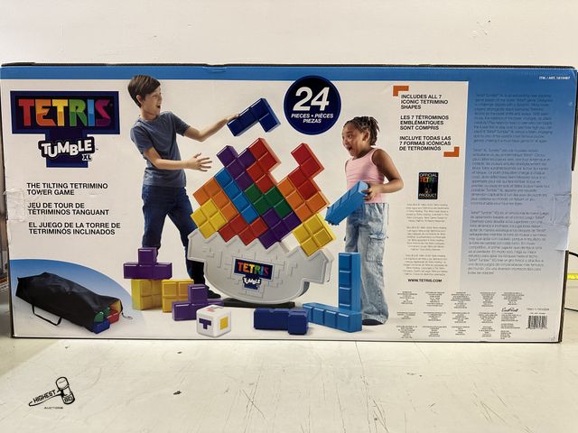 Lot 91-6228 - TETRIS TUMBLE XL - DYNAMIC TILTING TOWER - XL DIE - OVERSIZED TETRIMINO BLOCKS UP TO 6' HIGH - 7 ORI...