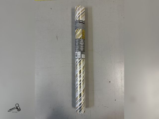 Lot 91-7253 - New KIRKLAND SIGNATURE WRAPPING PAPER COUNTER ROLL - DOUBLE SIDED - 270 SQUARE FEET PER ROLL - 2 DES...