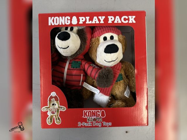 Lot 91-8864 - New KONG PLAY PACK - 2 PACK DOG TOYS