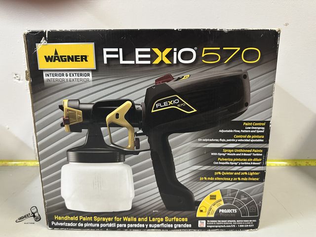 Lot 91-7984 - WAGNER FLEXIO 570 HANDHELD PAINT SPRAYER NEW IN BOX