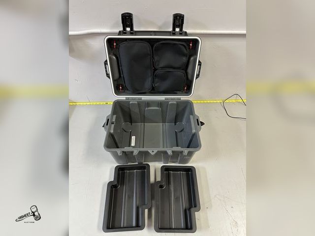 Lot 91-7368 - COHO PACK AND CARRY BOX WITH STRAP - PRESS BUTTON LATCHES - 2 STORAGE TRAYS - 100% WATERPROOF - ANTI...