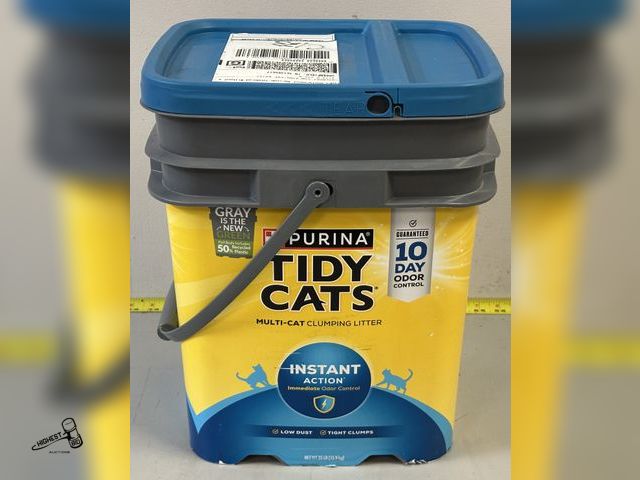 Lot 91-9570 - New Tidy Cats Instant Action Scented Clumping Cat Litter, 35-lb pail