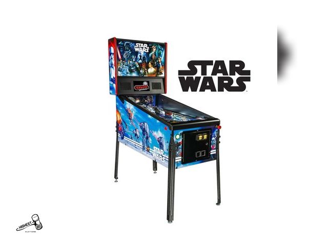 Lot 91-7571 - Stern Pinball’s Star Wars™ Home Edition Plus™ is a new stylish, affordable and fun pinball machine d...