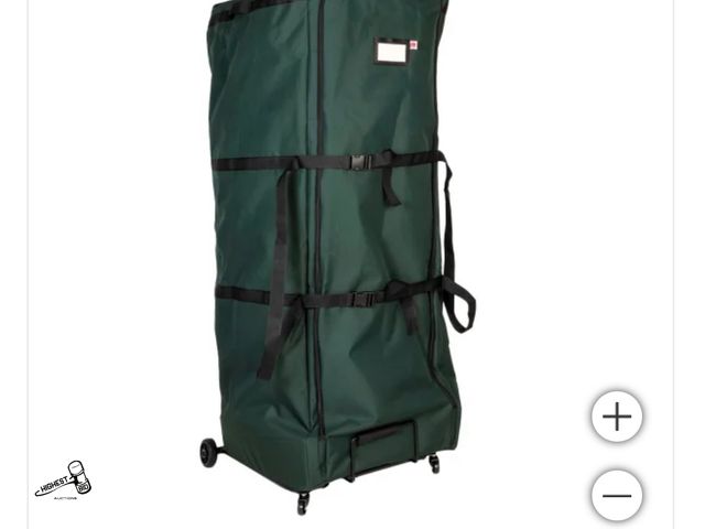 Lot 91-7307 - New CHRISTMAS TREE STORAGE UPRIGHT DUFFLE BAG - Holds (1) 7.5'-12' Disassembled Artificial Tree - In...