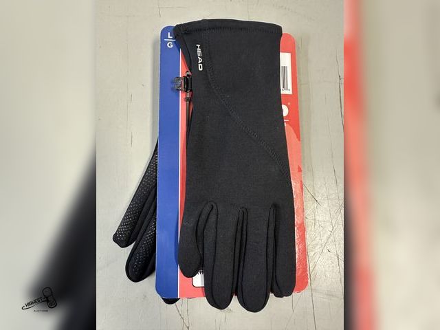 Lot 91-7322 - New HEAD - WOMEN'S TOUCHSCREEN RUNNING GLOVES - SIZE LARGE - TOUCHSCREEN COMPATIBLE - HIGH GRIP SILI...