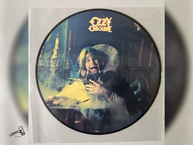Lot 91-8845 - COLLECTIBLE ITEM VINTAGE "OZZY OZBOURNE MR. CRAWLEY" PICTURE DISC VINYL RECORD ALBUM BY OZZY OZBOURN...
