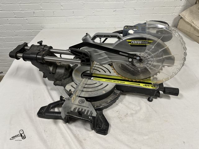 Lot 91-7712 - PERFORMAX 10" SLIDING COMPOUND MITER SAW