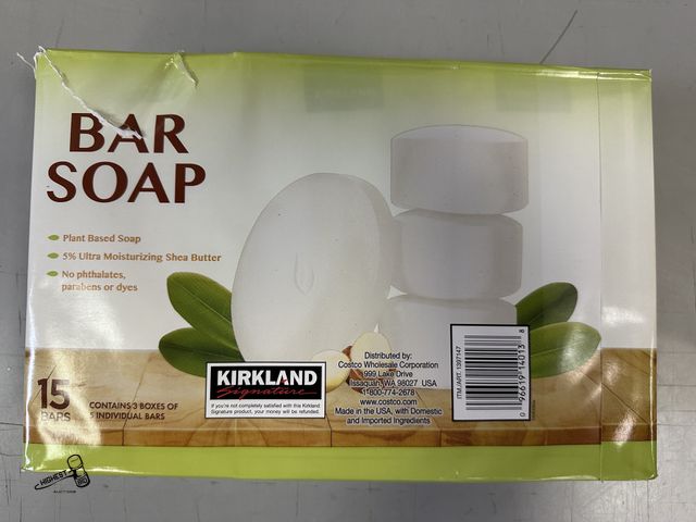 Lot 91-6241 - KIRKLAND SIGNATURE BAR SOAP WITH SHEA BUTTER - 14 BARS - MADE WITH SUSTAINABLE PALM AND COCONUT OIL ...