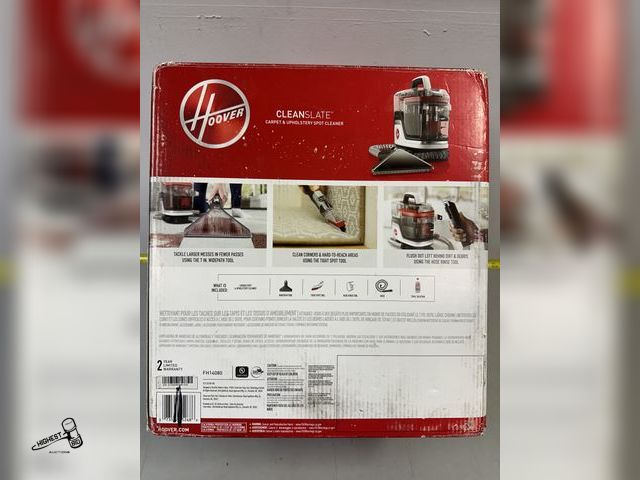 Lot 91-6275 - HOOVER CLEAN SLATE CARPET AND UPHOLSTERY SPOT CLEANER - POWERFUL SUCTION - PERMANENT STAIN REMOVAL -...