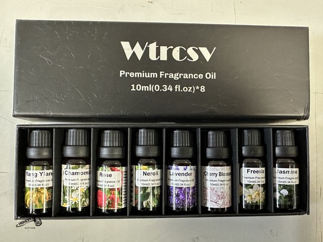 Lot 91-8557 - WTRCSV PREMIUM FRAGRANCE OIL 8 X 10ML BOTTLES - VARIETY PACK - NEW
