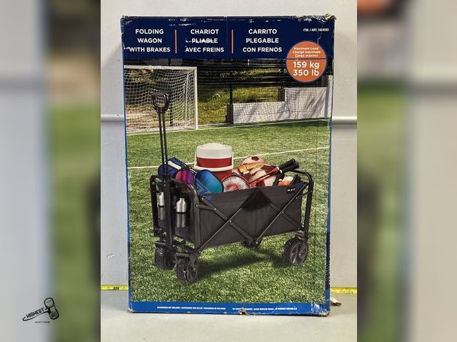 Lot 91-9304 - MAC SPORTS XL FOLDING WAGON WITH BRAKES GREAT FOR SCHOOL EVENTS, ZOO OR THE BEACH THIS SUMMER