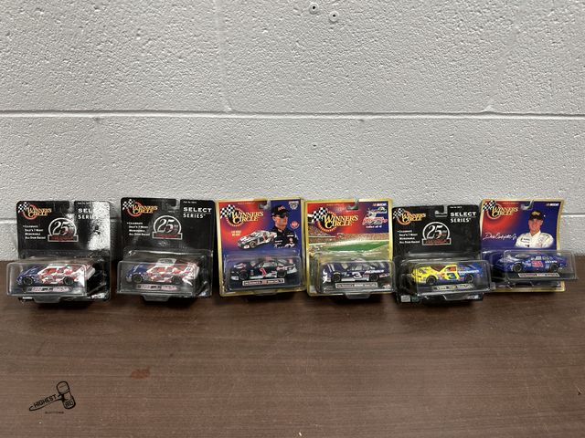 Lot 91-6611 - 6 NASCAR DIE CAST COLLECTORS CARS - ALL CARS ARE DALE EARNHARDT JR