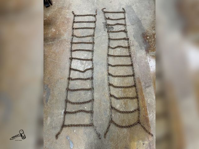 Lot 91-7056 - A SET OF TIRE CHAINS - APPROX. 76" LONG X 13" WIDE