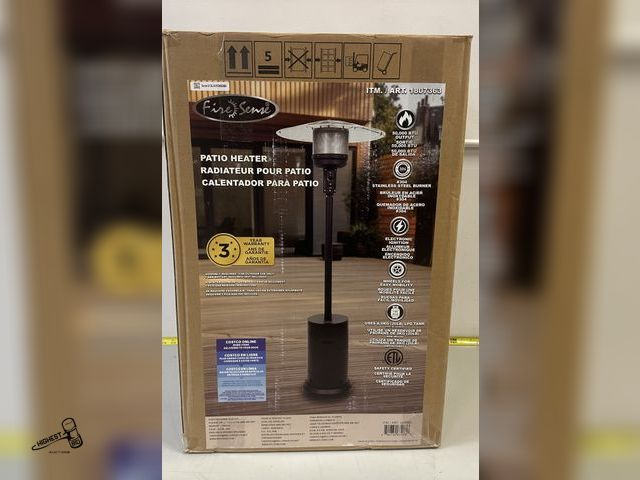 Lot 91-9379 - FIRE SENSE PATIO HEATER 50,000 BTU IN BOX