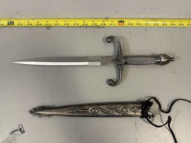 Lot 91-9665 - 17" MEDIEVAL CRUSADER KNIGHT DAGGER