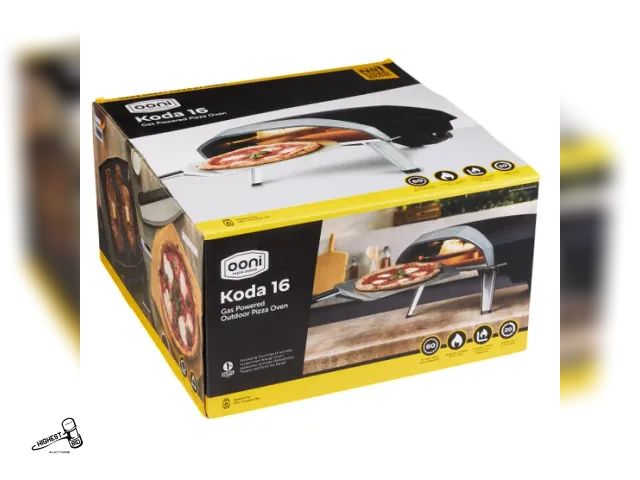 Lot 91-8954 - New MSRP$ 649.99 Ooni Koda 16 Gas Pizza Oven - Heats to 950 Degrees in 20 Minutes - 16.5" x 16.5" Co...