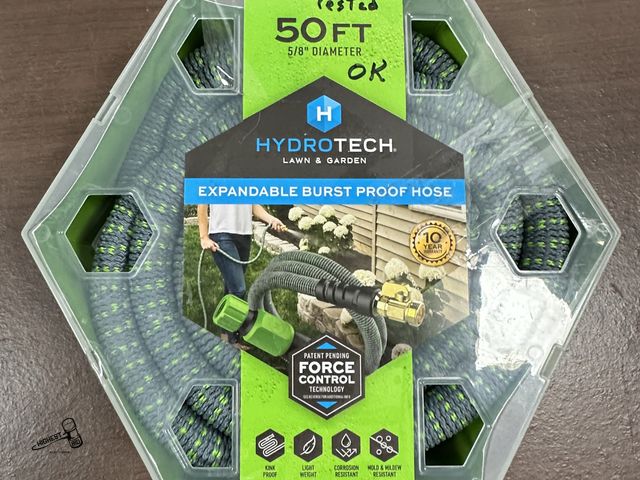 Lot 91-6590 - HYDROTECH LAWN AND GARDEN EXPANDABLE BURST PROOF HOSE - PATENTED FORCE CONTROL TECHNOLOGY - KINK PRO...