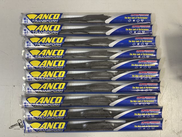 Lot 91-10455 - ANCO T-18-UB TRANSFORM HYBRID WIPER BLADES CASE OF 10