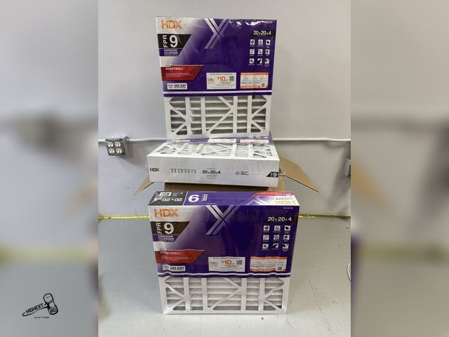Lot 91-6377 - 3 TOTAL HDX SUPERIOR ALLERGEN ELECTROSTATIC AIR FILTER - HITS HONEYWELL - FPR 9 - 20 X 20 X 4