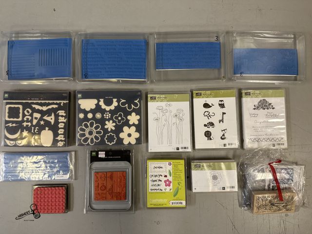 Lot 91-9000 - 15 ASSORTED STAMPS FOR SCRAP BOOKING AND CRAFTS