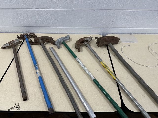 Lot 91-7058 - 6 TUBING BENDERS
