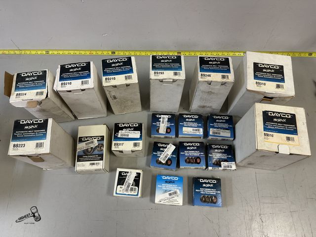 Lot 91-8177 - New SEVERAL NEW DAYCO AUTOMATIC BELT TENSIONERS &amp; IDLER/TENSIONER PULLEYS - 2 - 89310 / 2 - 8921...