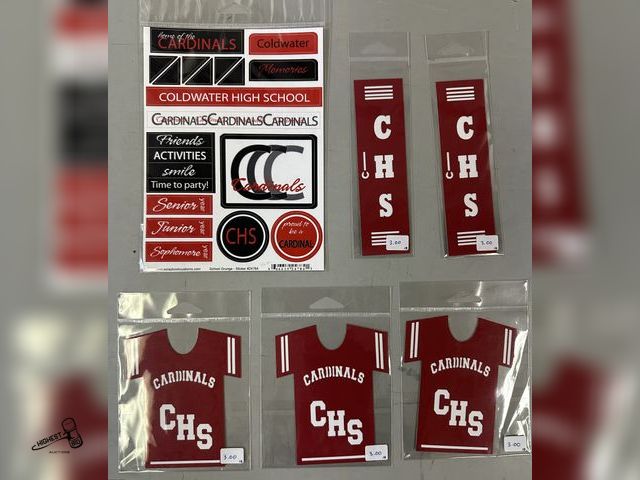 Lot 91-8334 - New COLDWATER CARDINALS SCRAP BOOK SUPPLIES