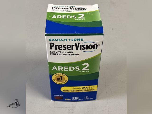 Lot 91-9295 - New MSRP $42.99 PreserVision AREDS 2 Formula, 210 Soft Gels